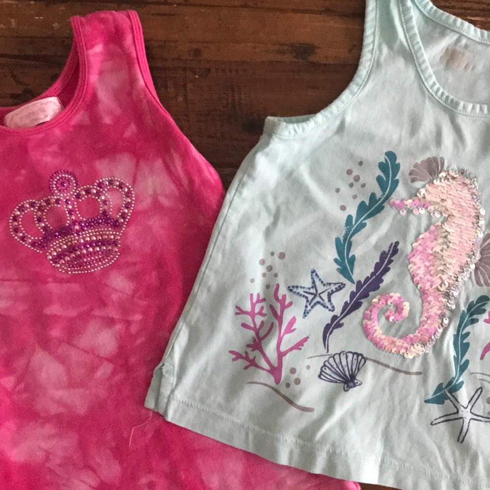 Girls sleeveless tops